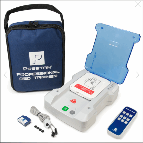 PRESTAN Professional AED Trainer PLUS Kit with English/Spanish Module, Single